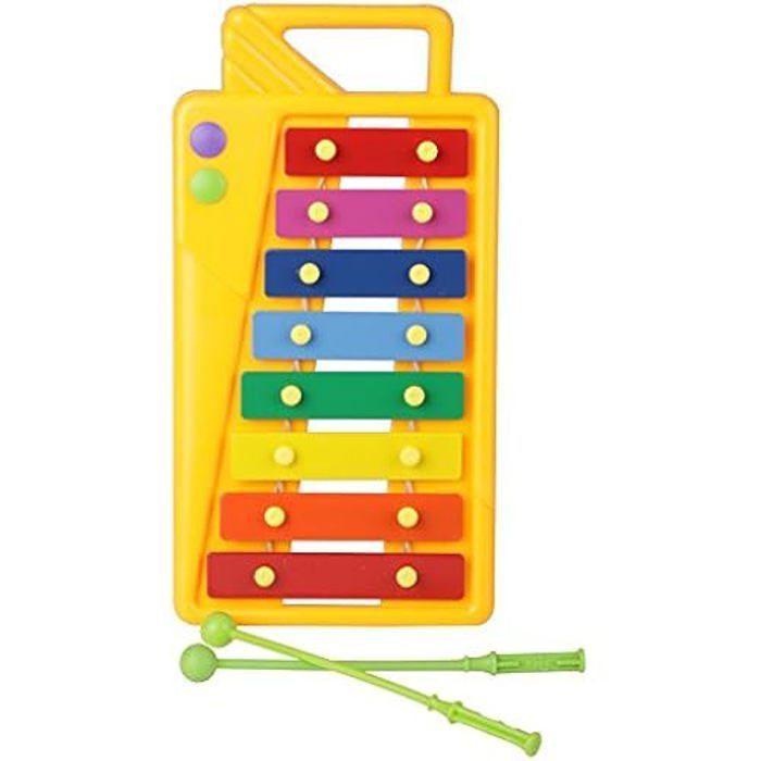 Xylophone - REIG - Modèle 233 - 8 Notes - Couleur Variée - Pour Enfants à Partir de 3 Ans