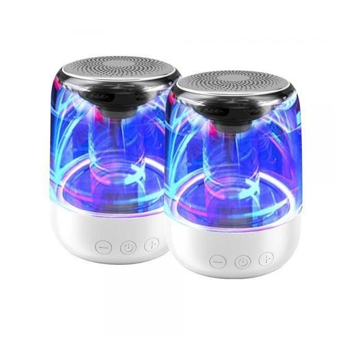 Enceintes Bluetooth - Non spécifié - Paires - 5W - Bluetooth 5.0 - Micro SD