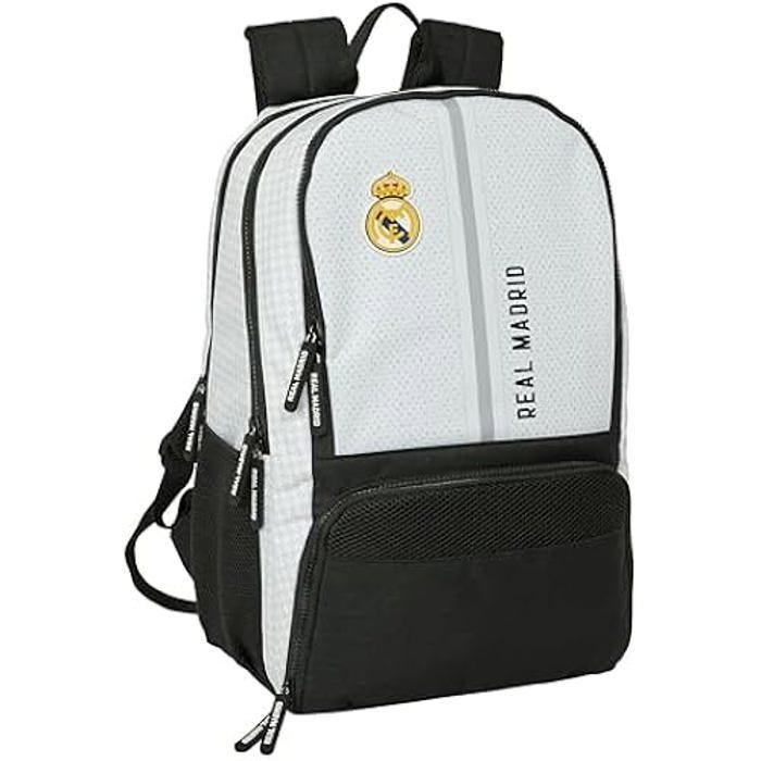 Sac à dos Padel Real Madrid 1ère équipe SAFTA - Blanc - Adulte - Confortable et polyvalent