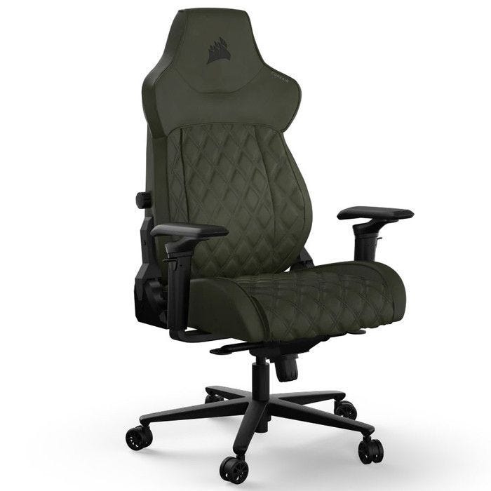 Siège gamer - CORSAIR - TC500 Luxe Sherwood - Tissu respirant - Inclinaison 160° - Accoudoirs 4D