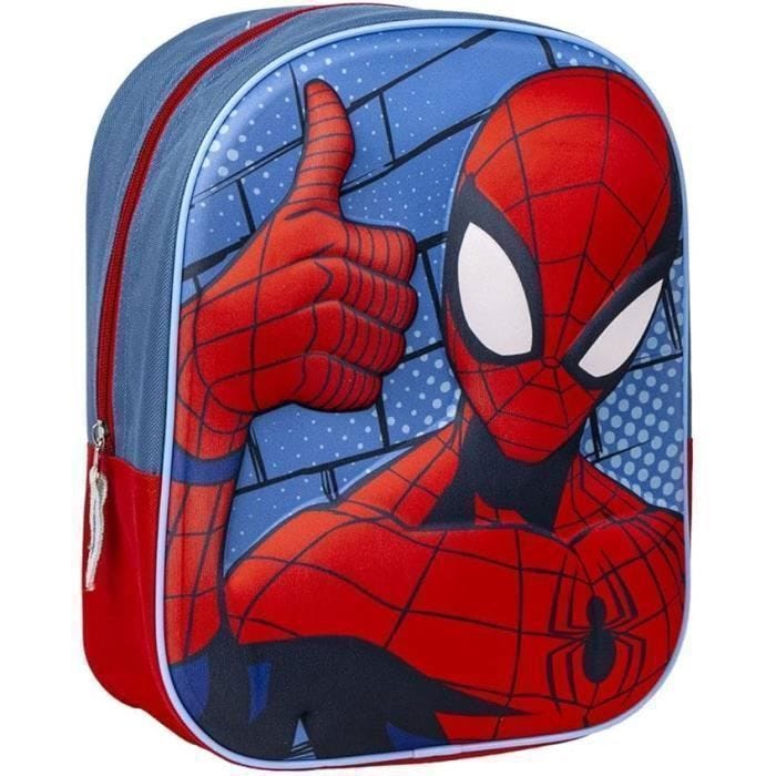 CERDÁ LIFE'S LITTLE MOMENTS Sac à dos scolaire Spiderman, sac unisexe - Enfants et adolescents, taille unique