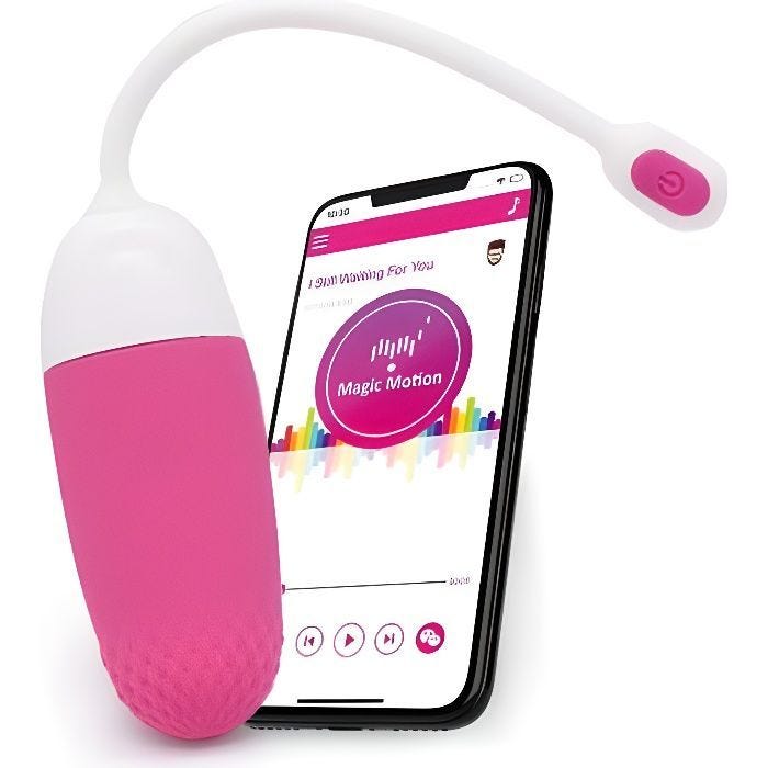 Oeuf vibrant - Magic Motion - Vini - Contrôle à distance - 7 modes de vibrations - Silicone