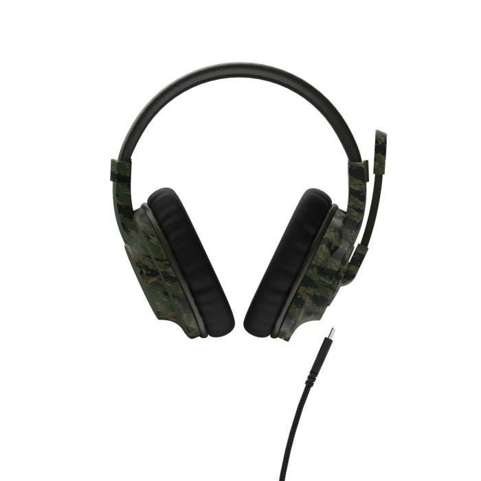 Casque micro gaming URAGE SOUNDZ 330 V2 - Camouflage, stéréo, filaire, circum-aural