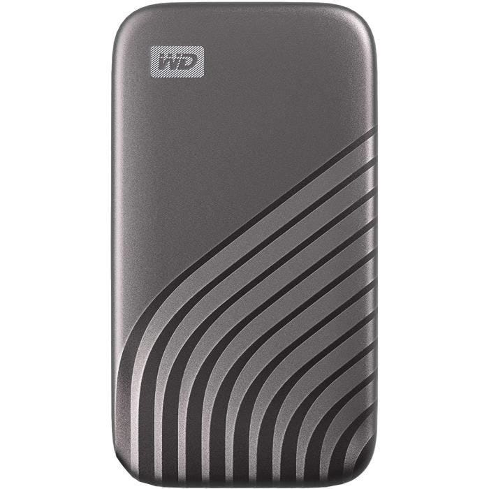 WD My Passport™ - SSD Externe - 500Go - USB-C - Gris (WDBAGF5000AGY-WESN)