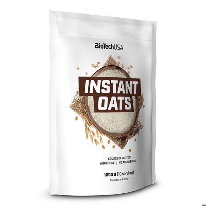 Farine d'avoine BioTech USA - Instant Oats - Saveur neutre 1000g