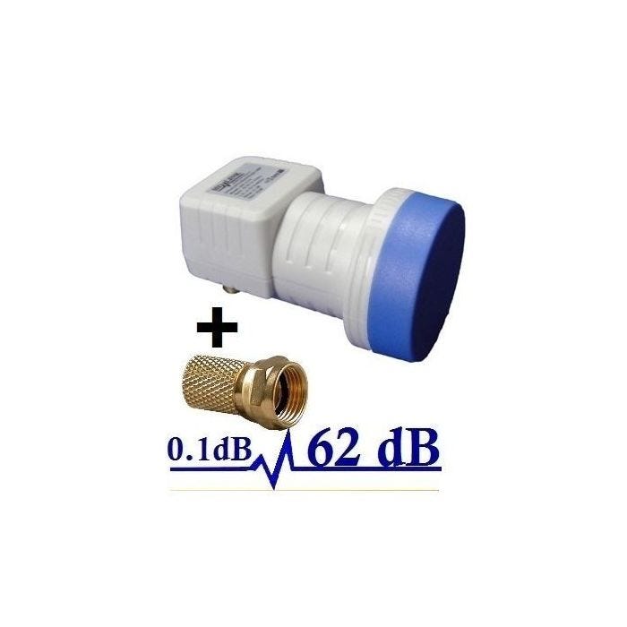 HD-LINE LNB SINGLE PRO 62db!! 0.1DB!! 1 TETE P…