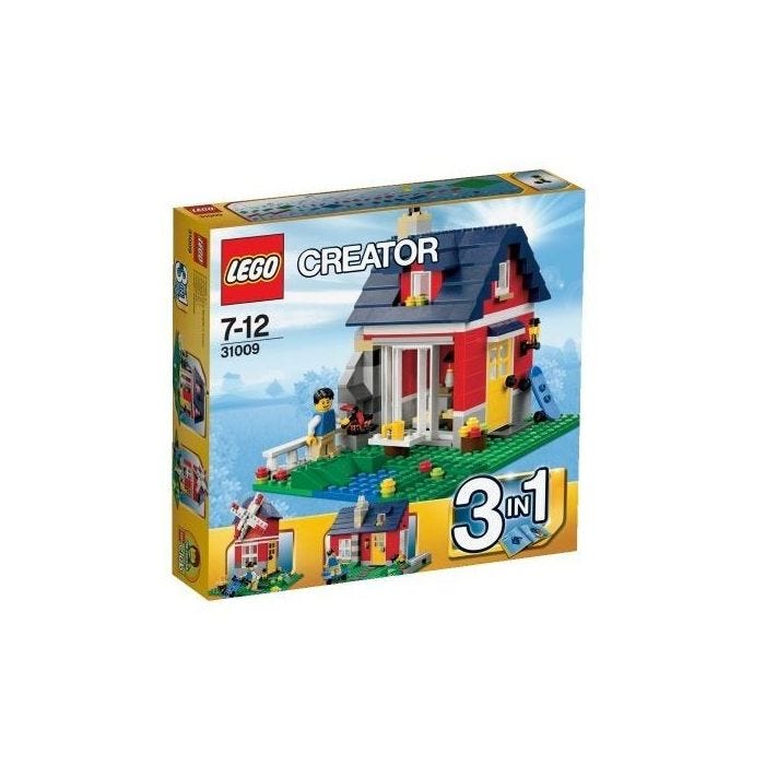 LEGO CREATOR - 31009 - Jeu de construction - La Petite Maison - Maison de vacances en briques Lego