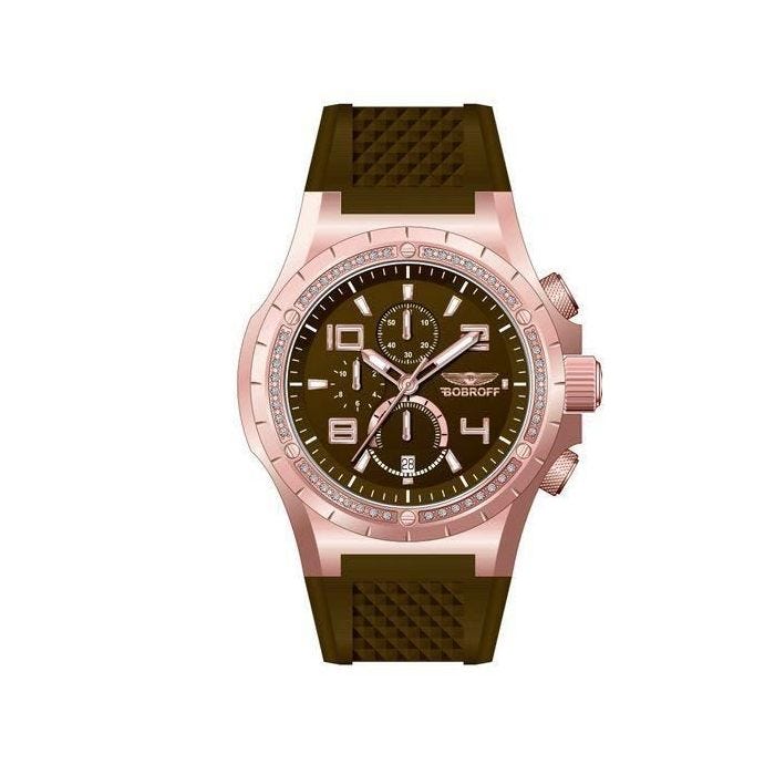 Montre - Bobroff - BF1002L65 - Quartz - Alphanumérique - Mixte - 44 mm