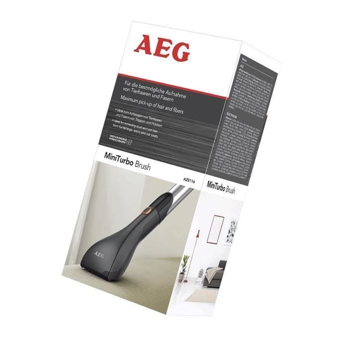 Mini turbo brosse d'origine - Aspirateur - AEG - Blanc - Accessoires d'appareils - Conçu pour: Aspirateur