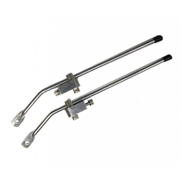 Fixation porte-bagages Pletscher Illets Genius/Inova/Prisma - argenté