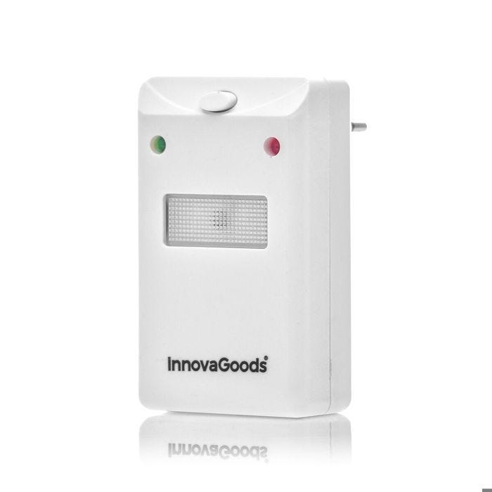 Répulsif pour insectes à ultrasons anti-nuisibles avec LED InnovaGoods Killekt Duo (x2)