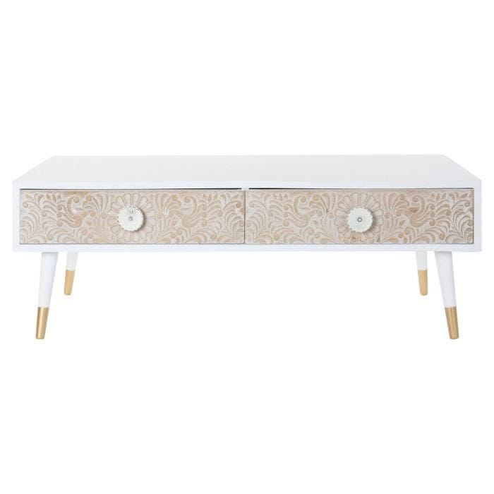 meuble tv style indien paulownia 120 cm
