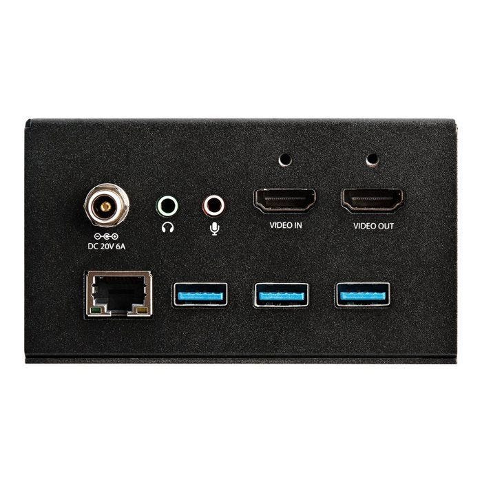 startech laptop docking module for conference table connect box noirJeux vidéos Station d'accueil pour salle de conférence | HDMI