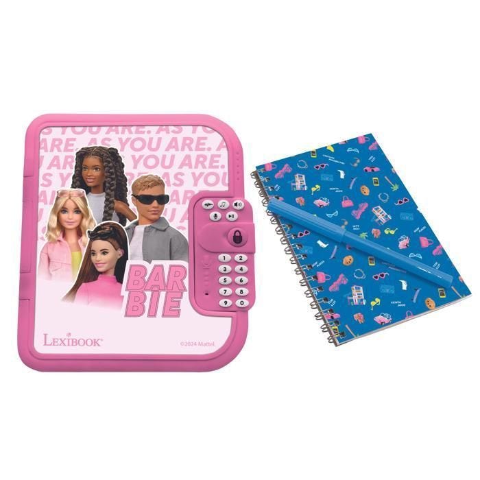 Journal intime électronique avec coffre-fort Barbie