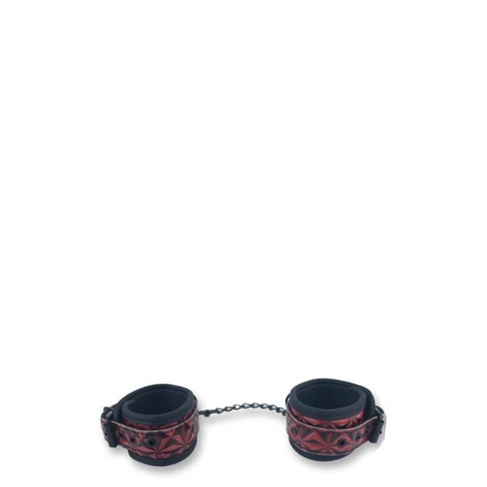 Bondage Back to Basics-BTB Fetish Ankles Cuffs Rouge
