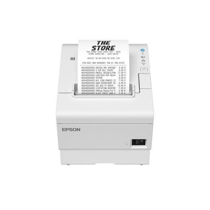 EPSON TM-T88VII (111): USB ETHERNET SERIAL PS WHITE - C31CJ57111
