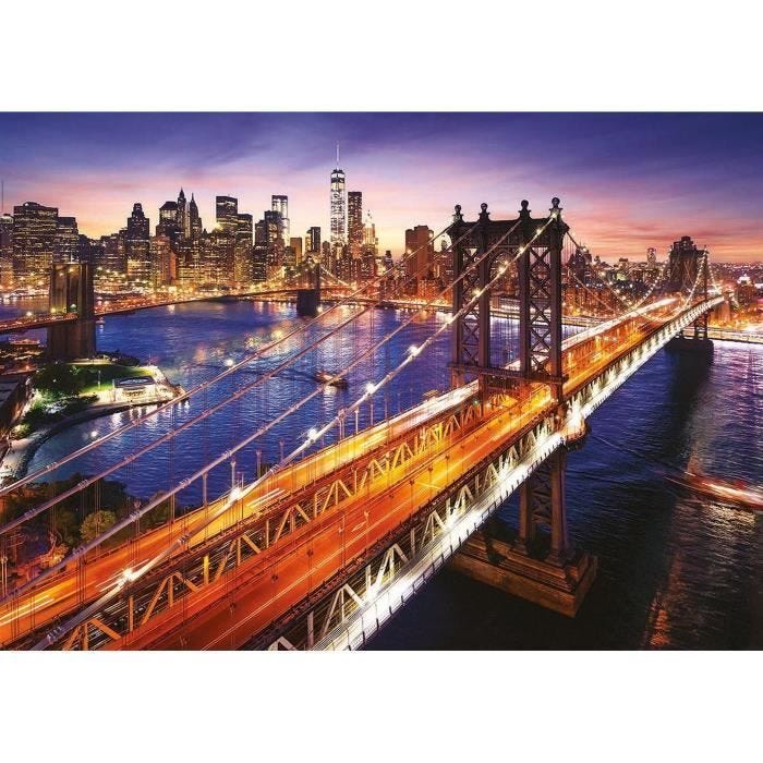 Puzzle Architecture et monument - EDUCA - MANHTATTAN - 3000 pièces - Violet - Mixte