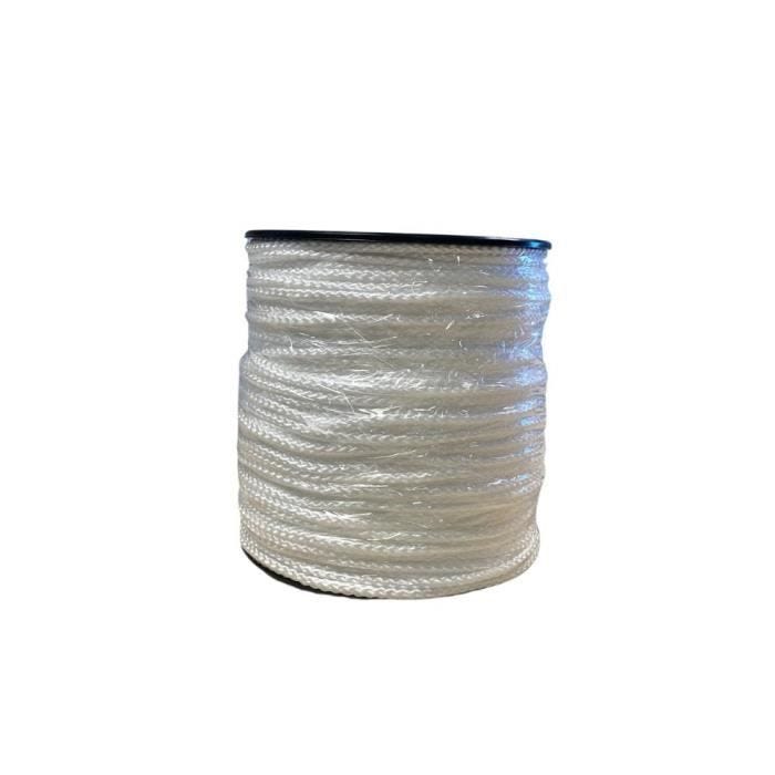 Tresse blanche en polypropylène sur bobine - Ø 3 mm x 100 M