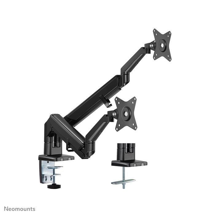 Neomounts DS70-810BL2 x2 Support de table pour écran 43,2 cm (17) - 81,3 cm (32) noir inclinable + pivotant, réglable