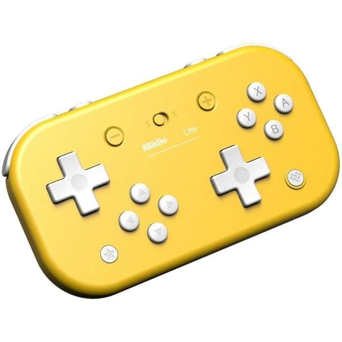 Manette de jeu - 8BitDo - Lite - Jaune - Bluetooth - Compatible Switch et Windows
