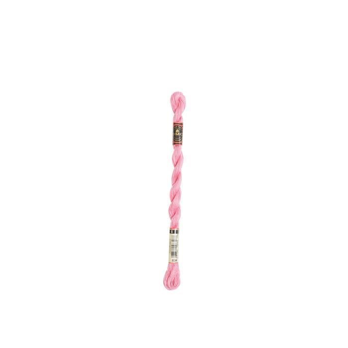 Fil - DMC - Coton Perlé Small N8 - Couleur 604 - 100% coton - 25 mètres