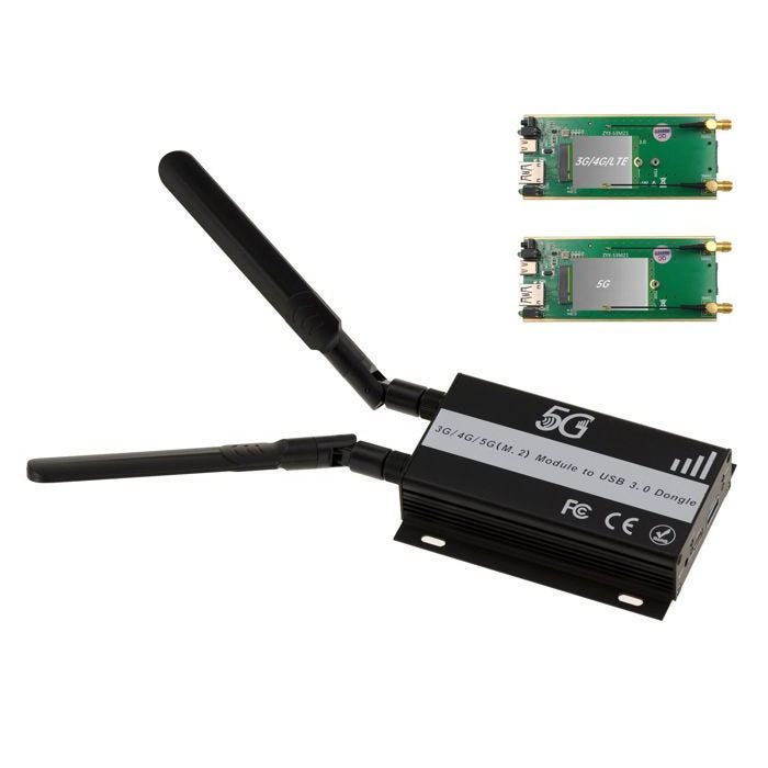 Adaptateur M2 B Key vers USB 3.0 pour Module WWAN LTE avec Support Carte SIM Compatible 3G 4G 5G