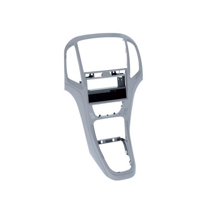 Adaptateur de façade 2-DIN - Opel - Astra 2009 - Platin gris - Vide poche