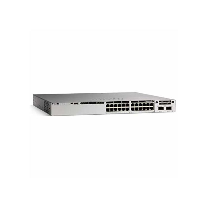 cisco - networking: low end swit catalyst 9300l 24p 8mgig network essentials 4x10g uplink