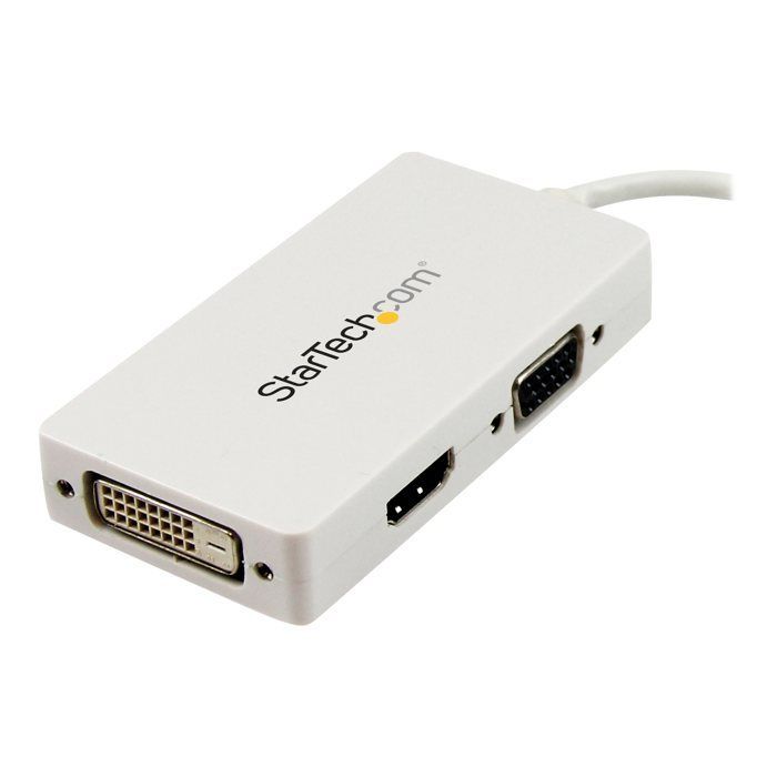 Adaptateur vidéo - StarTech - MDP2VGDVHDW - Mini DisplayPort vers HDMI/VGA/DVI - 1920x1200 - Son 5.1