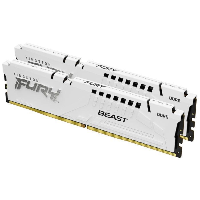 Mémoire vive - KINGSTON - FURY Bst WHT - 64GB - 6000 - DDR5 SDRAM