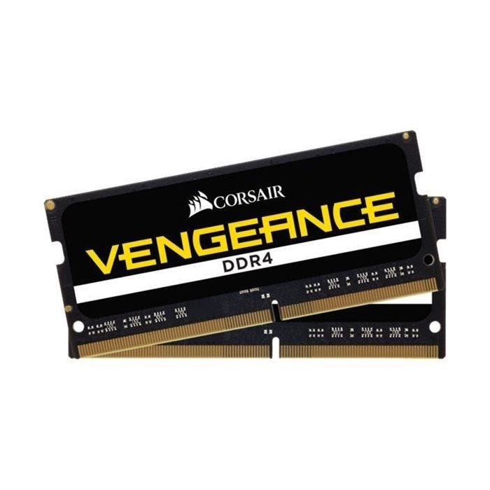 CORSAIR Mémoire PC DDR4 - VENGEANCE Performance 16GB (2x8GB) 2400Mhz - CAS 16 Noir (CMSX16GX4M2A2400C16)