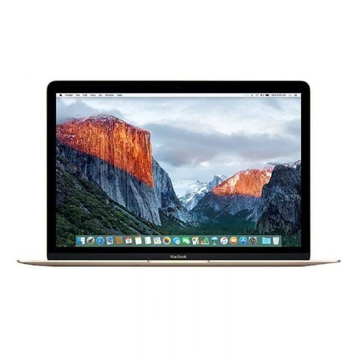APPLE MacBook Retina 12" 2017 i5 - 1,3 Ghz - 8 Go RAM - 512 Go SSD - Or - Reconditionné - Etat correct