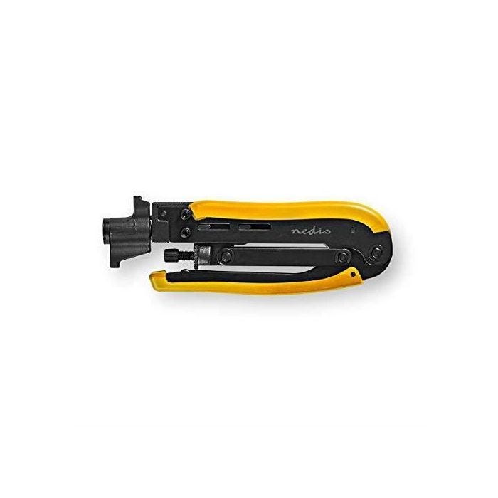 NEDIS Kompressionszange - F-Stecker - RG58, RG59, RG6, RG7, RG11 - Gehärteter Stahl