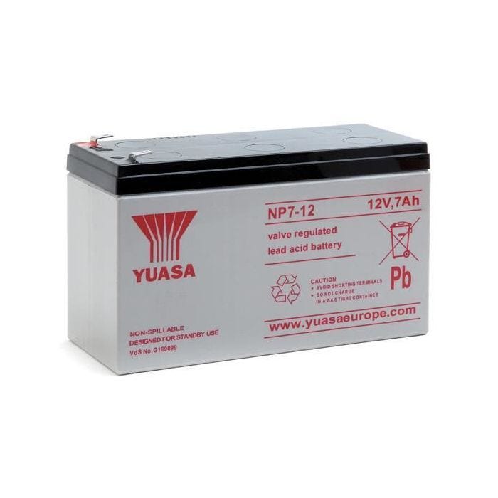 Yuasa - Batterie plomb AGM NP7-12 12V 7Ah YUASA…