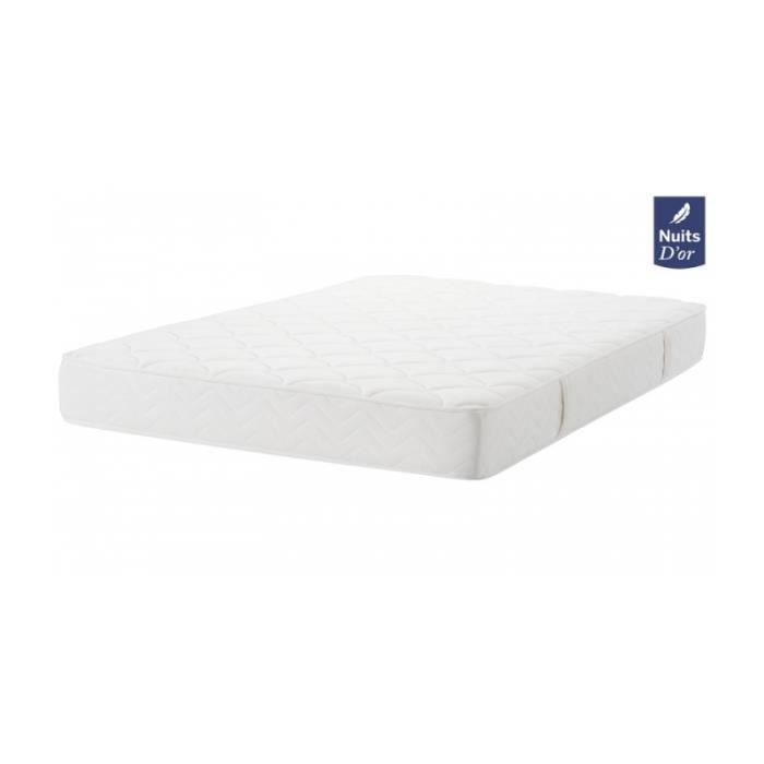Douce Nuit Matelas Densité 40 Kg/m3 - Hauteur 23 Cm - Soutien Ferme - Orthopédique (120x200)