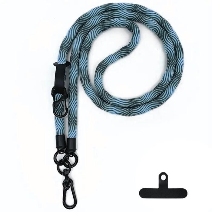 Cordon Universel - Non spécifié - 120cm - Bleu - Léger - Solide en Nylon