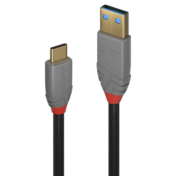 Câble USB 3.1 type C / A - 5A - Anthra Line - 0.5m - LINDY