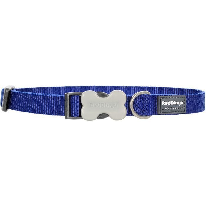 Collier pour chien réglable Red Dingo - bleu - 12 mm x 20/32 cm