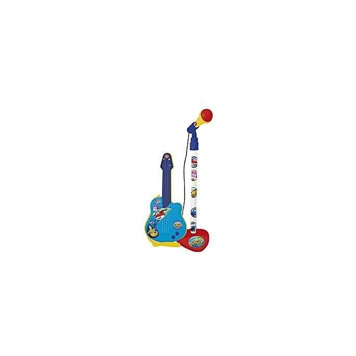 SUPER WINGS Guitare avec Microphone