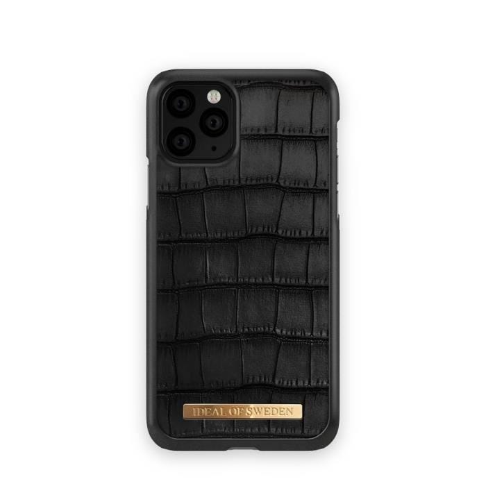 Coque - iDeal Of Sweden - Capri Case - Noir - Crocodile - Luxueux