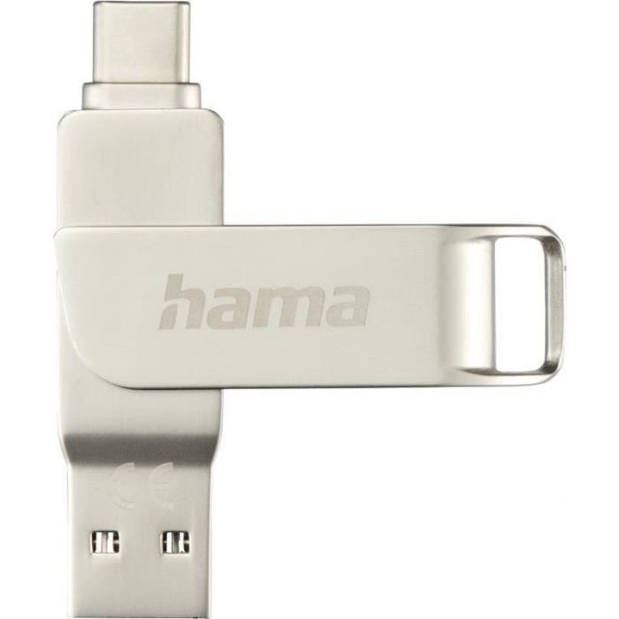 Hama C-Rotate Pro USB-Stick 512 GB USB Type-A - USB Type-C 3.2 Gen 1 (3.1 Gen 1) Silber (00182493)