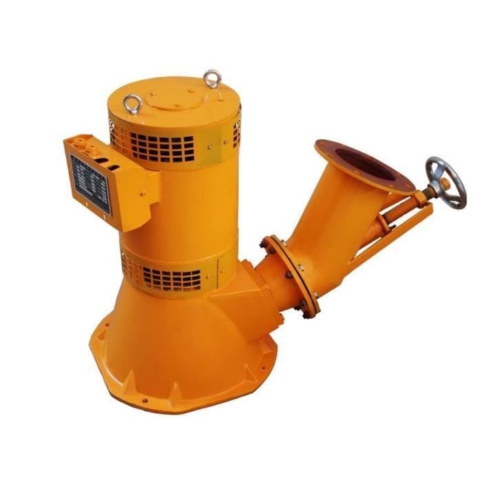 Turbine hydroélectrique - HD4K - XJ13-L-20/1x5 - 15000W - Monophasé 380V - Débit 35-55 l/sec