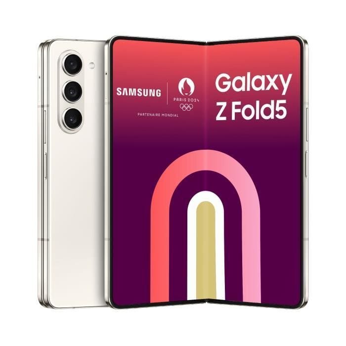 Samsung Galaxy Z Fold5 Smartphone 512 Go Crème