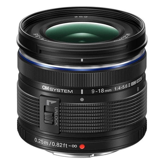 Om system pour hybride zoom objectif m.zuiko digital ed 9-18mm f/4-5.6 II garantie 2 ans