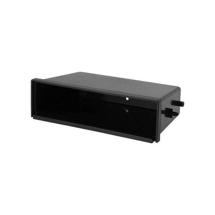 Vide poche 1DIN - V8 - Noir - Profondeur 103mm - Emplacement ISO - Auto radio