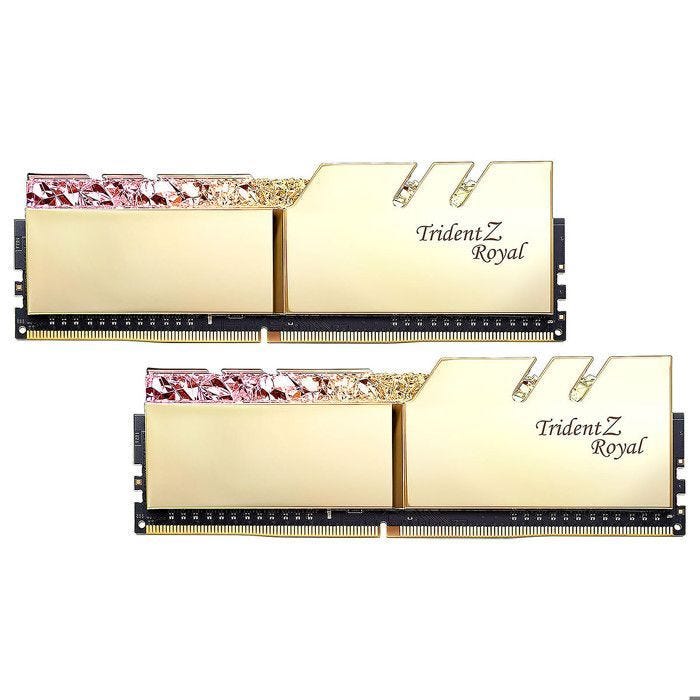 RAM DDR4 G.Skill Trident Z Royal 64 Go - 3200 MHz - CL16 - LED RGB - Dual Channel