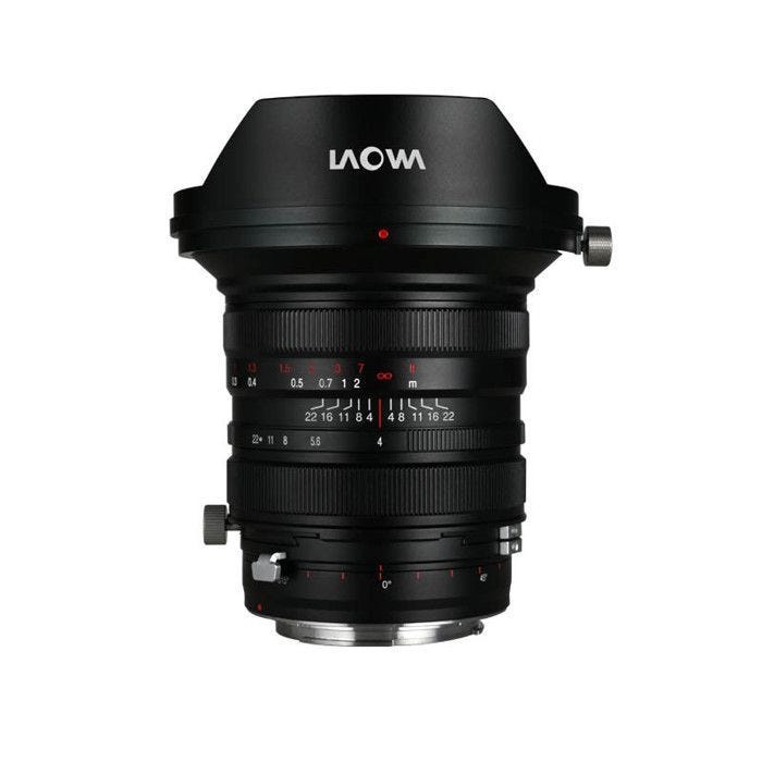 Laowa objectif 20mm f/4 zero-d shift compatible avec fuji gfx