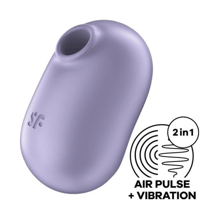 Stimulateur - Satisfyer - Pro To Go 2 - Violet - Silicone - Étanche IPX7