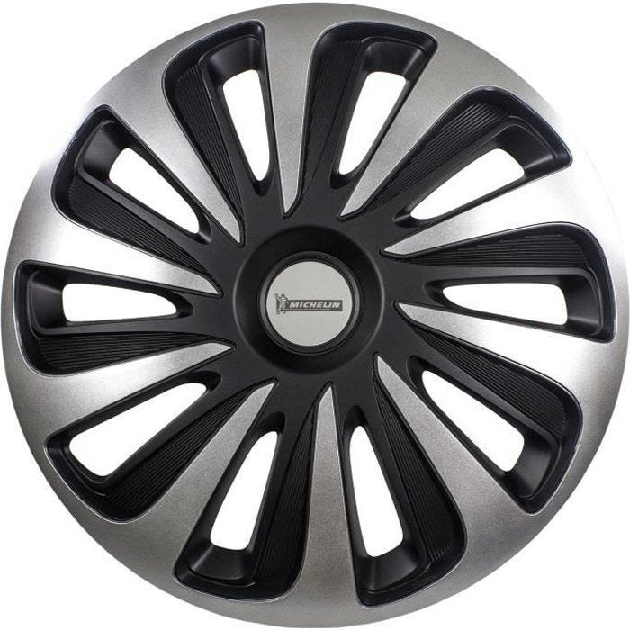 MICHELIN Enjoliveur 15" NVS 3D par 4 en boîte Noir