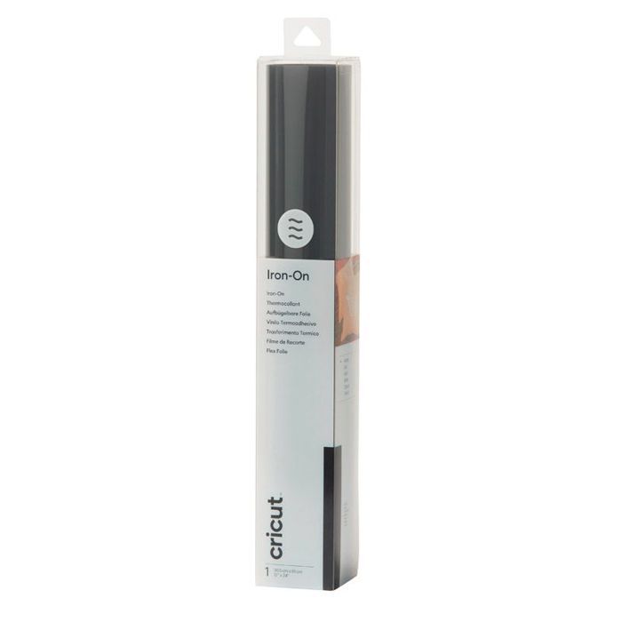 Rouleau de flex thermocollant noir mat 61 x 30,5 cm - Cricut